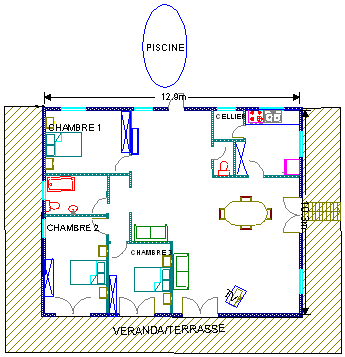 plan villa nicole s house